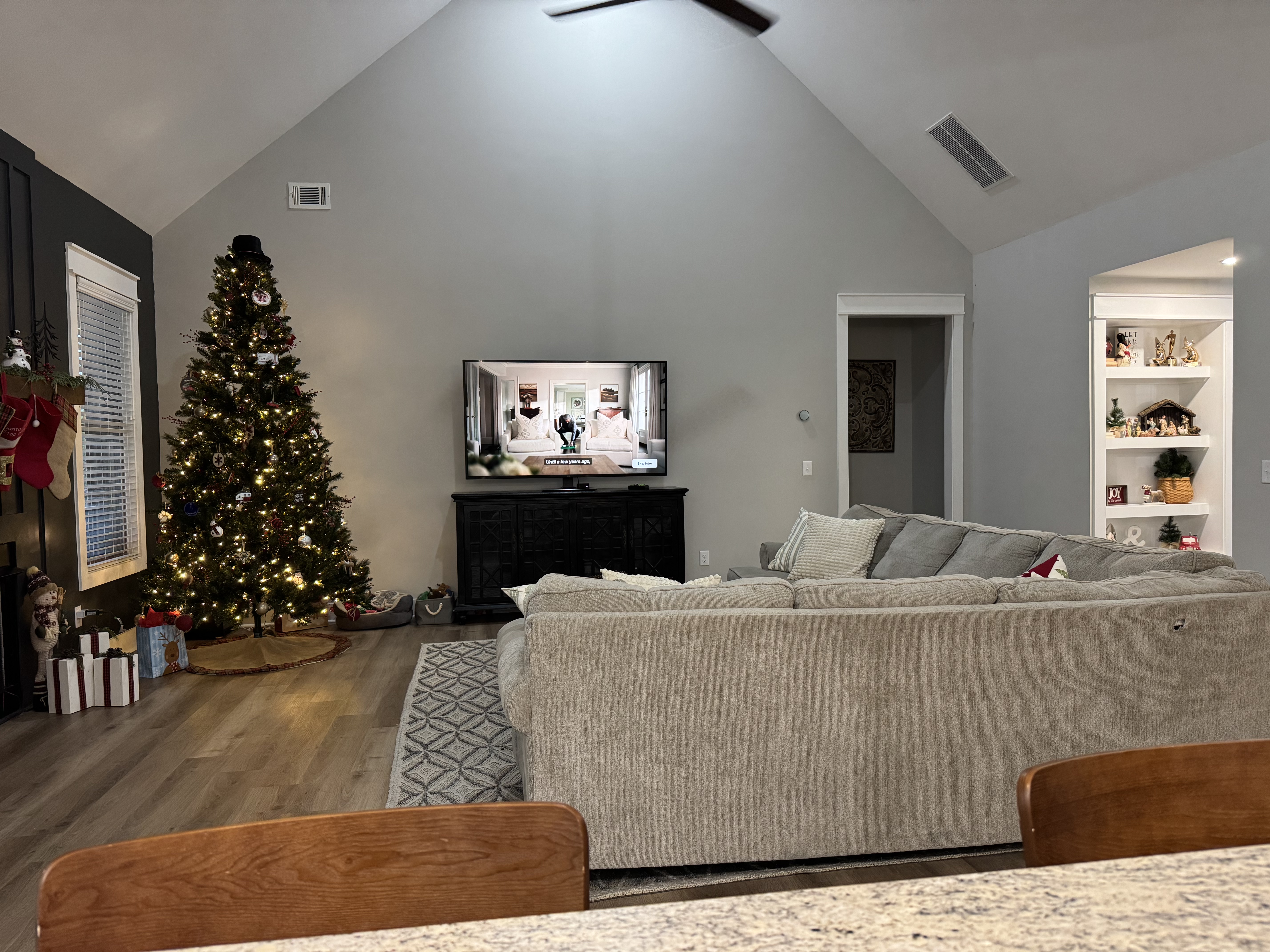 Living room open layout